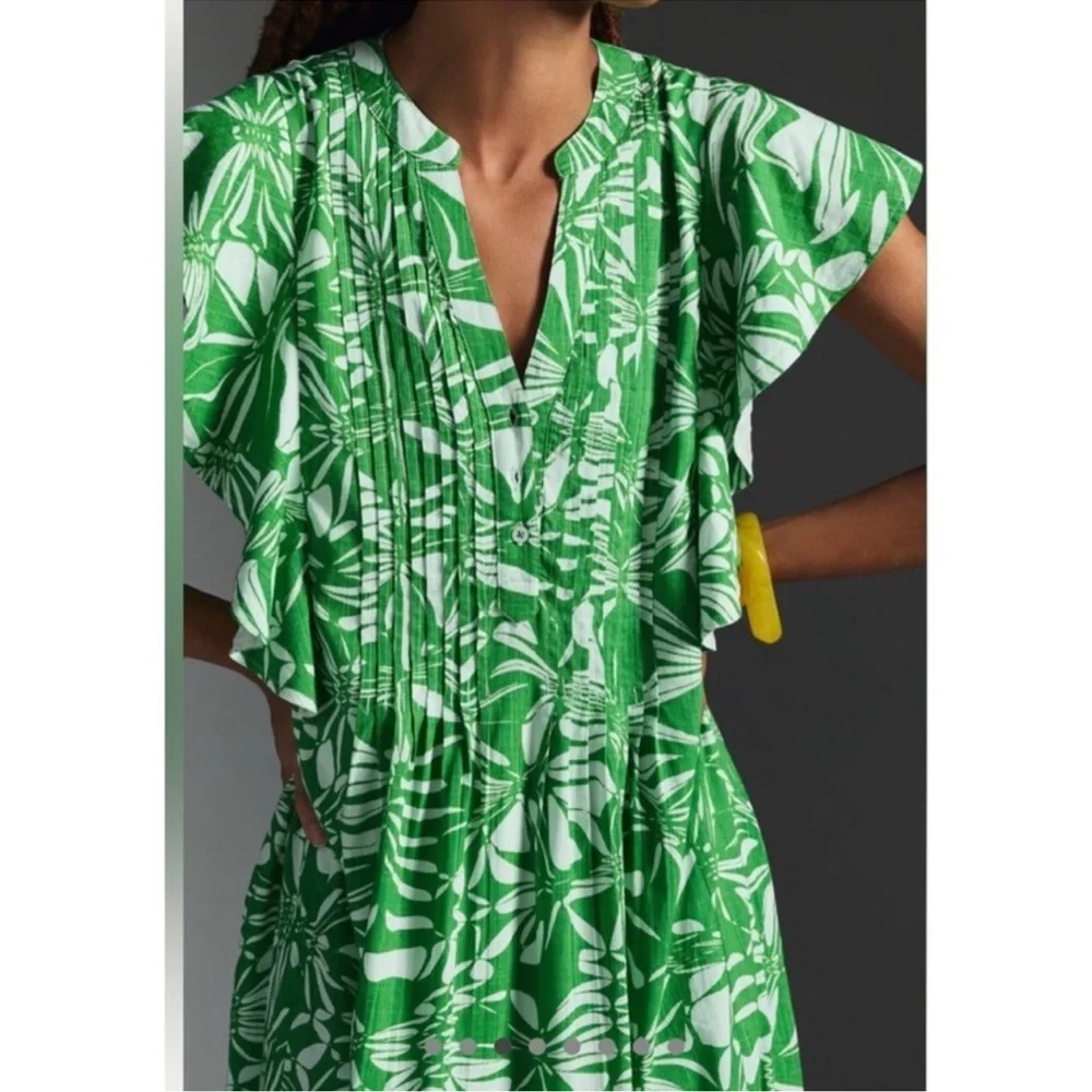 Anthropologie The Cassandra Chartreuse - Picture 3 of 8